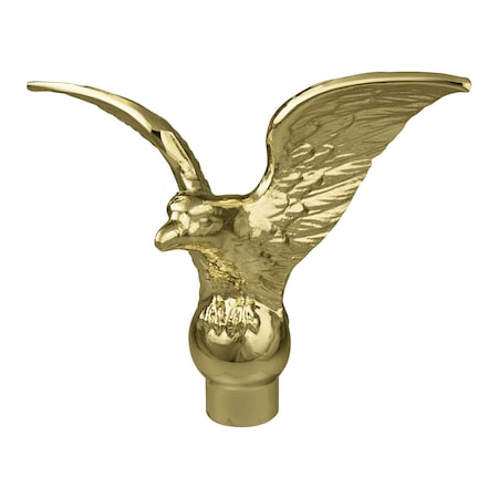 Metal Flying Eagle Orn 5x6.5 Spindle